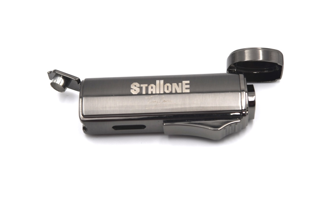 STALLONE LIGHTER 2 FLAMCE ROUND WITH PUNCH GIFT BOX